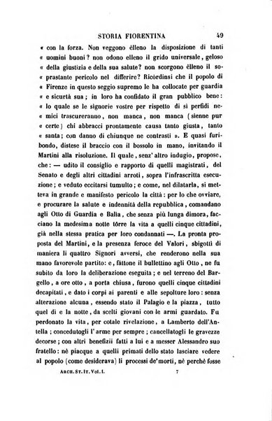 Archivio storico italiano ossia raccolta di opere e documenti finora inediti o divenuti rarissimi riguardanti la storia d'Italia