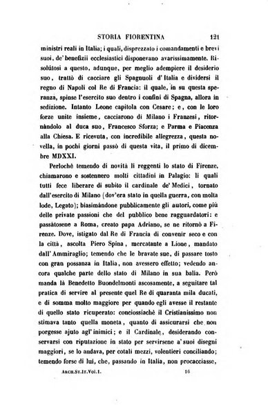 Archivio storico italiano ossia raccolta di opere e documenti finora inediti o divenuti rarissimi riguardanti la storia d'Italia