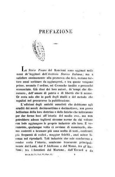 Archivio storico italiano ossia raccolta di opere e documenti finora inediti o divenuti rarissimi riguardanti la storia d'Italia