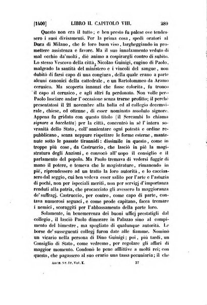 Archivio storico italiano ossia raccolta di opere e documenti finora inediti o divenuti rarissimi riguardanti la storia d'Italia