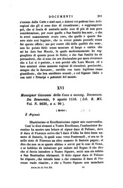 Archivio storico italiano ossia raccolta di opere e documenti finora inediti o divenuti rarissimi riguardanti la storia d'Italia