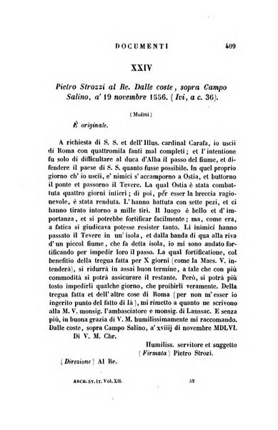 Archivio storico italiano ossia raccolta di opere e documenti finora inediti o divenuti rarissimi riguardanti la storia d'Italia