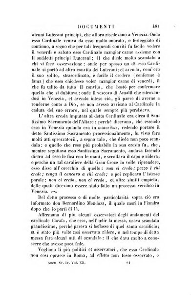 Archivio storico italiano ossia raccolta di opere e documenti finora inediti o divenuti rarissimi riguardanti la storia d'Italia