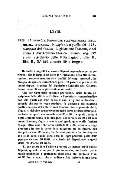 Archivio storico italiano ossia raccolta di opere e documenti finora inediti o divenuti rarissimi riguardanti la storia d'Italia