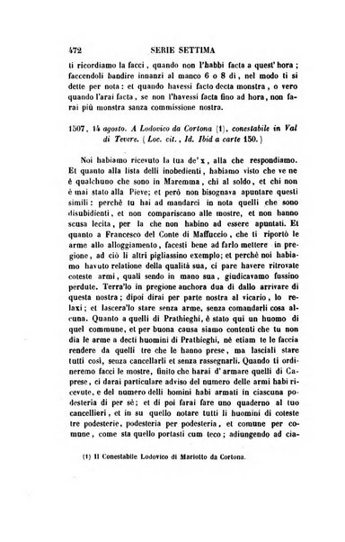 Archivio storico italiano ossia raccolta di opere e documenti finora inediti o divenuti rarissimi riguardanti la storia d'Italia