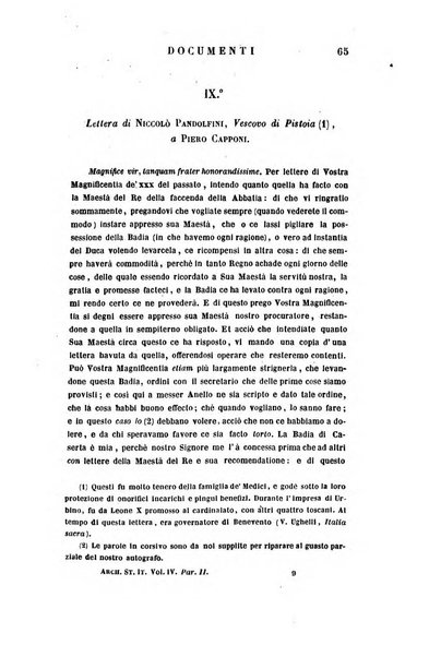 Archivio storico italiano ossia raccolta di opere e documenti finora inediti o divenuti rarissimi riguardanti la storia d'Italia