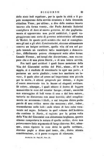 Archivio storico italiano ossia raccolta di opere e documenti finora inediti o divenuti rarissimi riguardanti la storia d'Italia