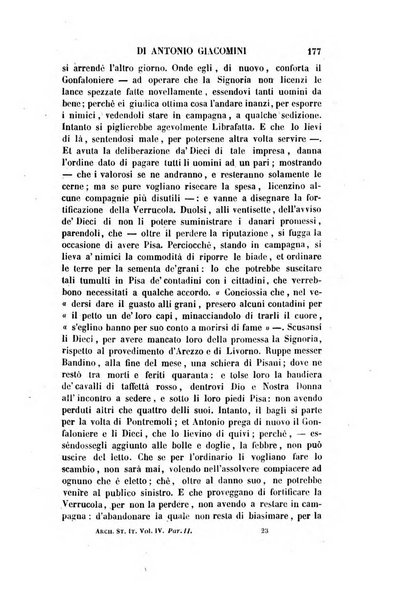 Archivio storico italiano ossia raccolta di opere e documenti finora inediti o divenuti rarissimi riguardanti la storia d'Italia