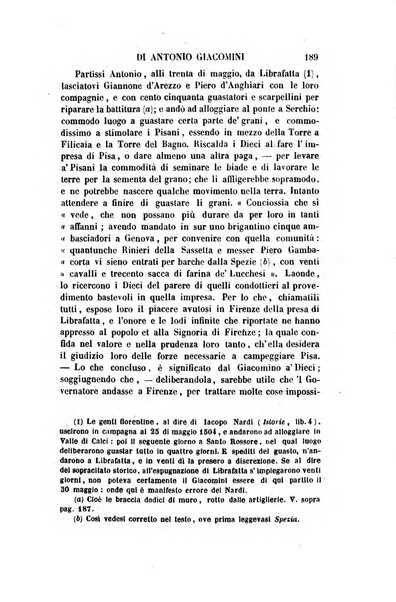 Archivio storico italiano ossia raccolta di opere e documenti finora inediti o divenuti rarissimi riguardanti la storia d'Italia