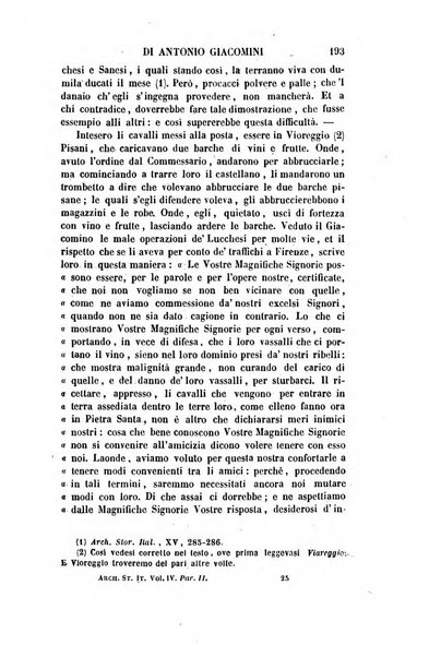 Archivio storico italiano ossia raccolta di opere e documenti finora inediti o divenuti rarissimi riguardanti la storia d'Italia