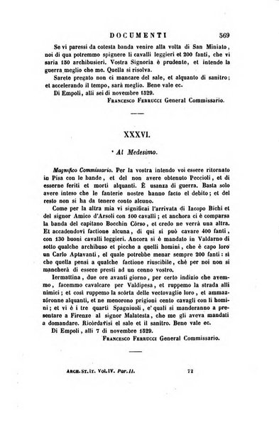 Archivio storico italiano ossia raccolta di opere e documenti finora inediti o divenuti rarissimi riguardanti la storia d'Italia