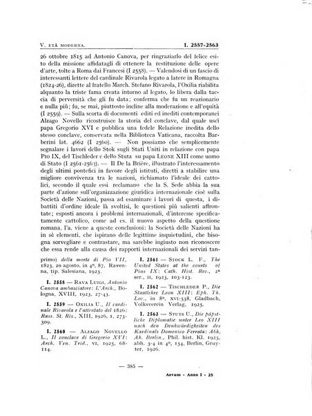 Aevum rassegna di scienze storiche, linguistiche e filologiche