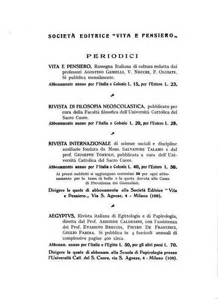 Aevum rassegna di scienze storiche, linguistiche e filologiche