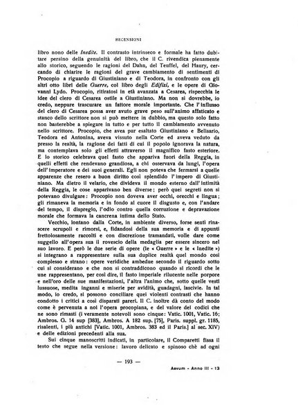 Aevum rassegna di scienze storiche, linguistiche e filologiche