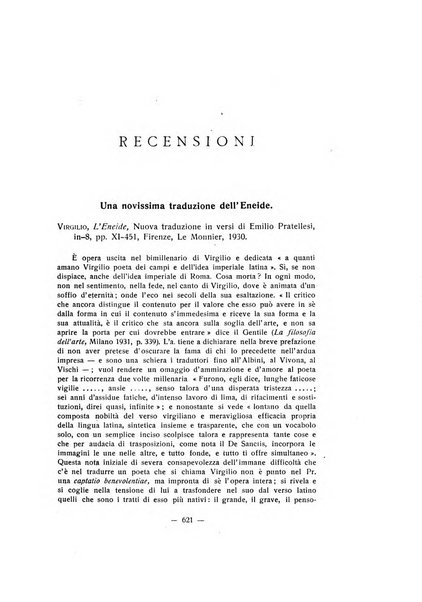 Aevum rassegna di scienze storiche, linguistiche e filologiche