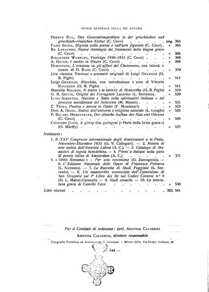 Aevum rassegna di scienze storiche, linguistiche e filologiche