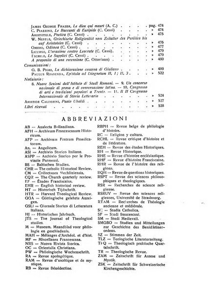 Aevum rassegna di scienze storiche, linguistiche e filologiche