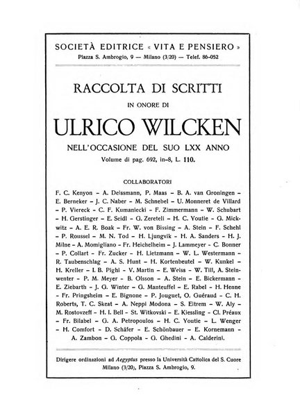 Aevum rassegna di scienze storiche, linguistiche e filologiche