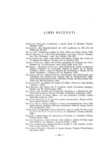 Aevum rassegna di scienze storiche, linguistiche e filologiche