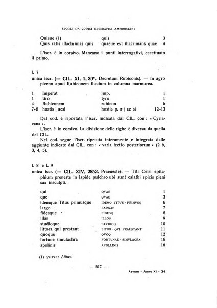 Aevum rassegna di scienze storiche, linguistiche e filologiche