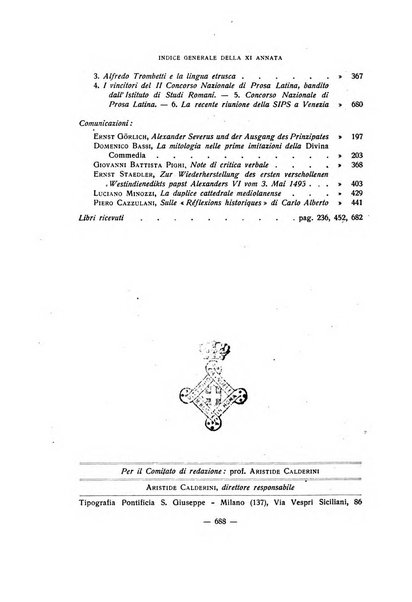 Aevum rassegna di scienze storiche, linguistiche e filologiche