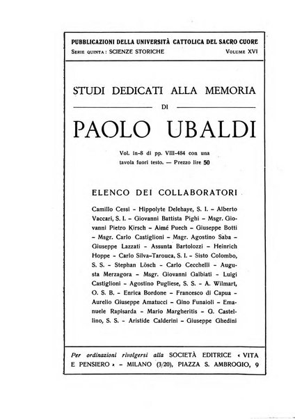 Aevum rassegna di scienze storiche, linguistiche e filologiche