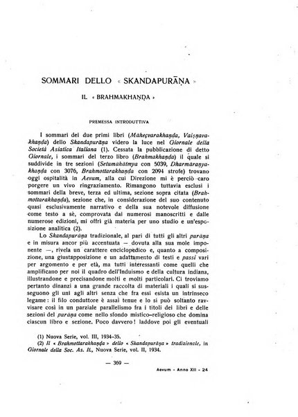 Aevum rassegna di scienze storiche, linguistiche e filologiche