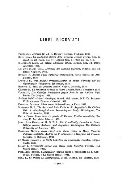 Aevum rassegna di scienze storiche, linguistiche e filologiche