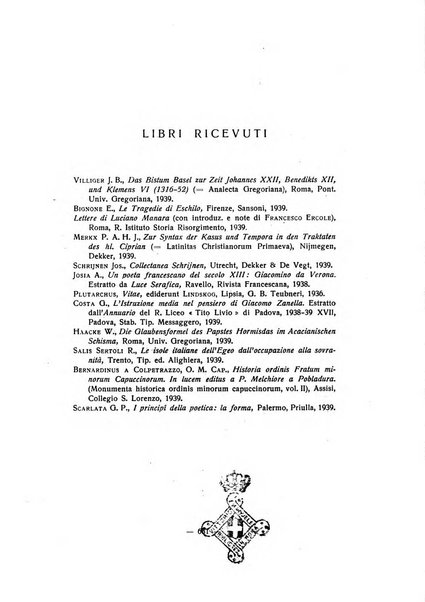 Aevum rassegna di scienze storiche, linguistiche e filologiche