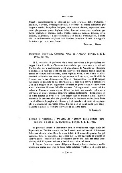 Aevum rassegna di scienze storiche, linguistiche e filologiche