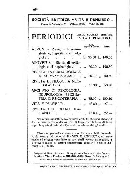 Aevum rassegna di scienze storiche, linguistiche e filologiche