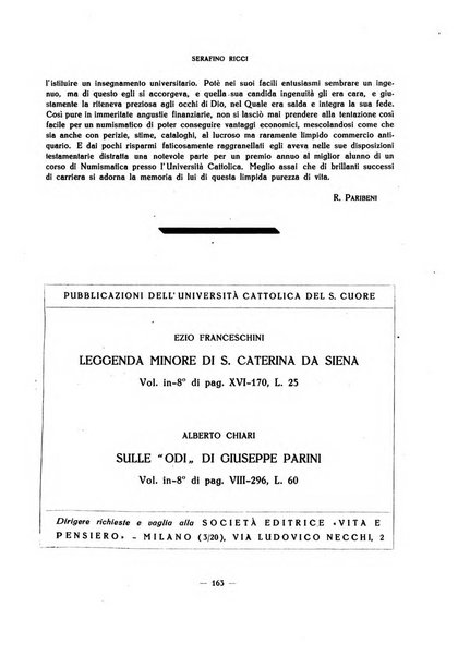 Aevum rassegna di scienze storiche, linguistiche e filologiche