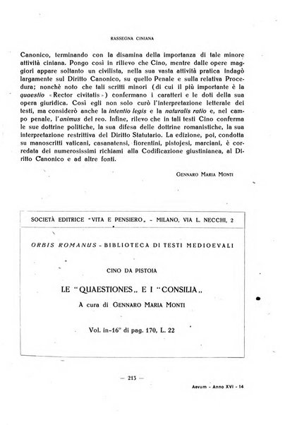 Aevum rassegna di scienze storiche, linguistiche e filologiche