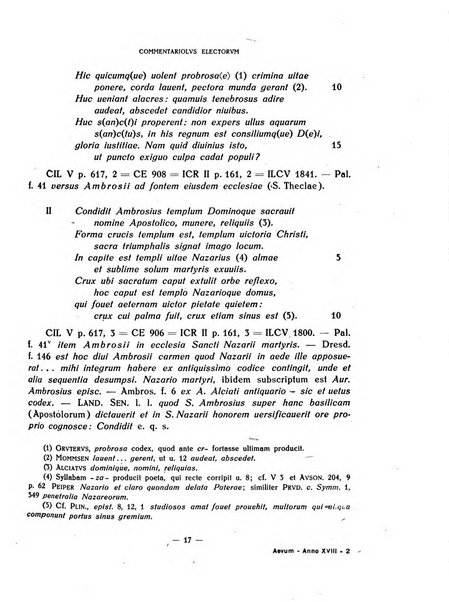 Aevum rassegna di scienze storiche, linguistiche e filologiche