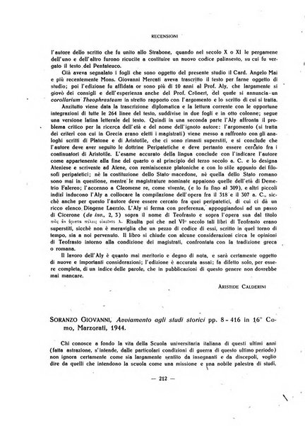 Aevum rassegna di scienze storiche, linguistiche e filologiche