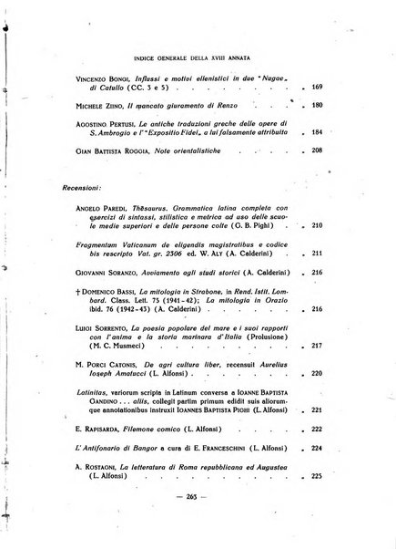 Aevum rassegna di scienze storiche, linguistiche e filologiche