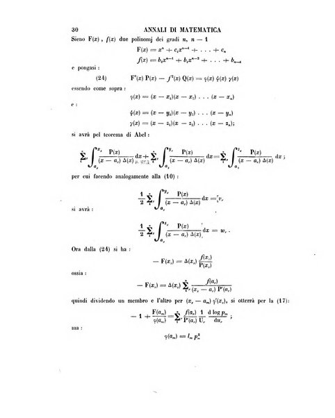 Annali di matematica pura ed applicata