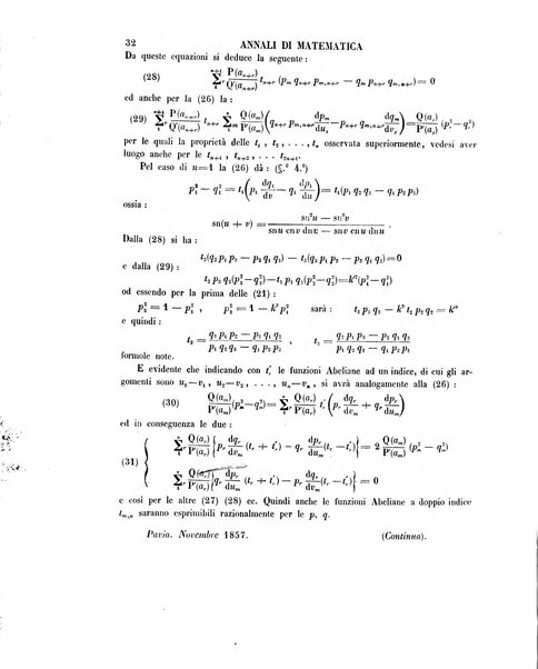 Annali di matematica pura ed applicata