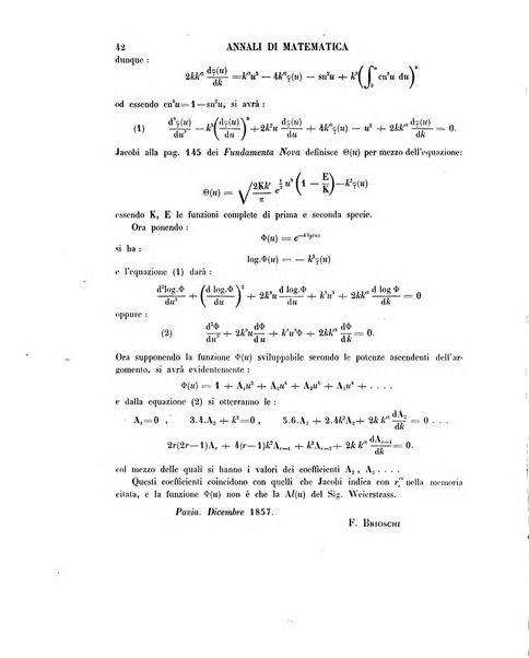 Annali di matematica pura ed applicata