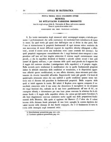 Annali di matematica pura ed applicata