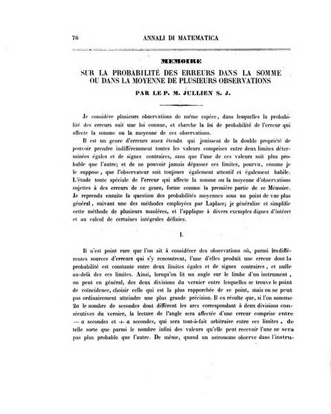 Annali di matematica pura ed applicata