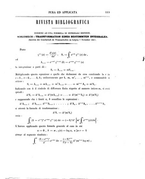 Annali di matematica pura ed applicata