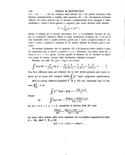 Annali di matematica pura ed applicata