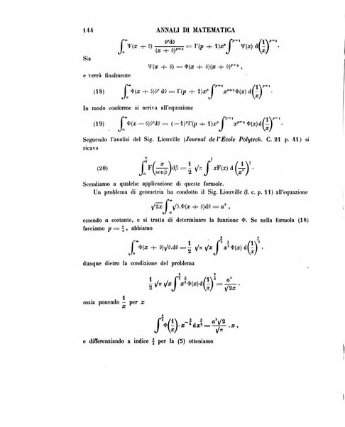 Annali di matematica pura ed applicata