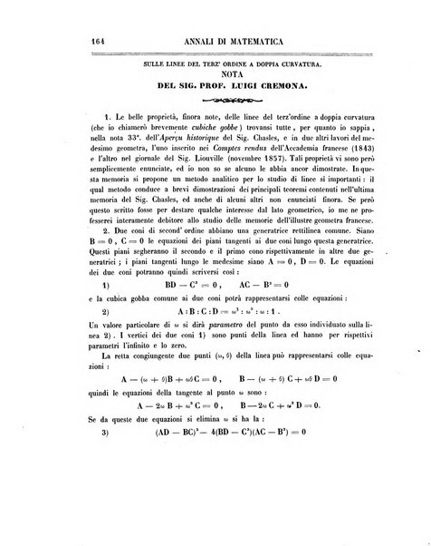 Annali di matematica pura ed applicata