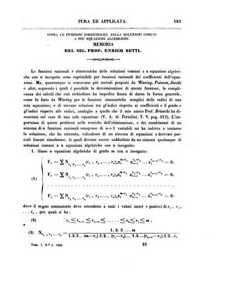 Annali di matematica pura ed applicata