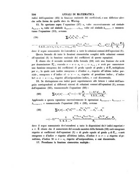 Annali di matematica pura ed applicata