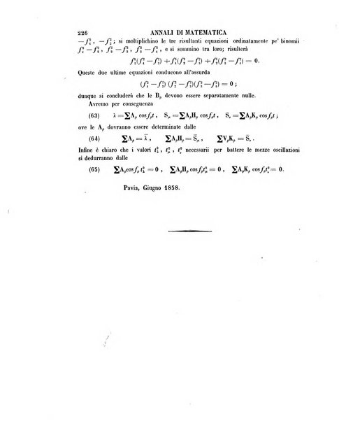 Annali di matematica pura ed applicata