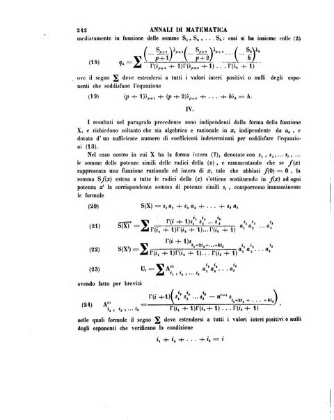 Annali di matematica pura ed applicata