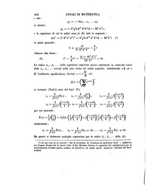 Annali di matematica pura ed applicata